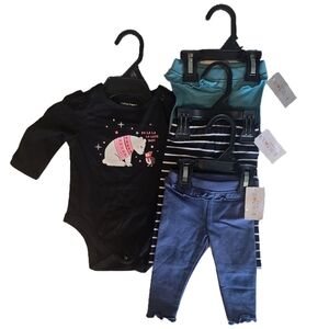 Garanimals Black and Blue Kids Matching Set